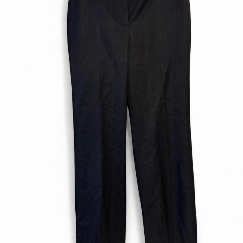 Ann Taylor Black Pinstripe Pants